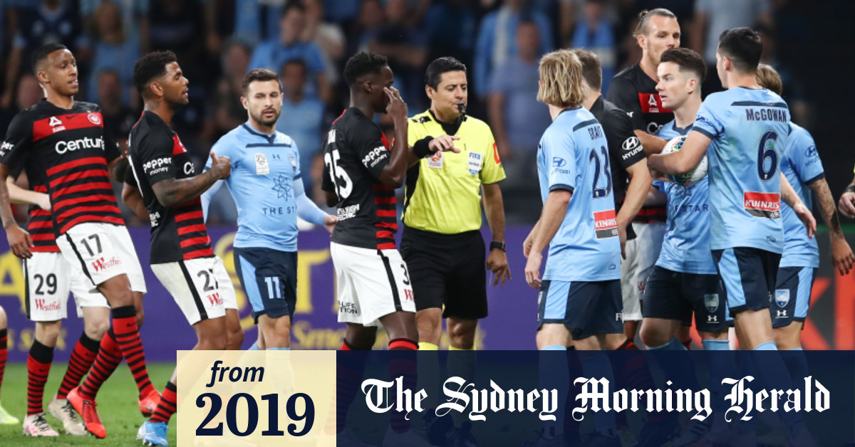 ALeague 201920 Western Sydney Wanderers hold on to beat Sydney FC 1